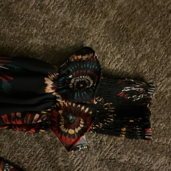 Nannette Lepore Floral Long Sleeve Blouse Size M - Picture 3 of 7